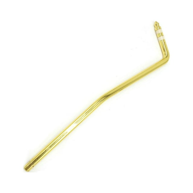 Guardoinrt Electric Guitar Rocker Metal Double Tremolo Rod Strong Flexibility Rustproof Lightweight Professional Crank Handle Gold 1Set