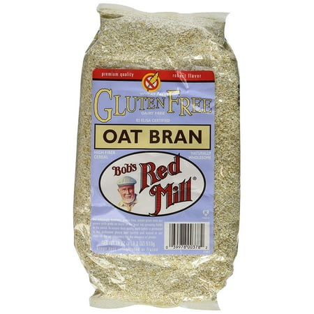 Oat Bran Fiber - Bobs Red Mill Oat Bran Gf, 1 lb 2 oz (pack of 2)