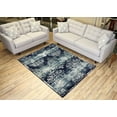 thumbnail image 4 of Studio Collection Vintage French Damask Design Contemporary Modern Area Rug Rugs 3 Different Color Options  (Damask Navy Blue, 5 x 7), 4 of 4