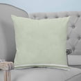 thumbnail image 4 of 20x20 Pillow Covers Set of 2, Farmhouse Sage Green White Striped Throw Pillow Covers Decorative Couch Cushion Case, Modern Stripes Microfiber Square Pillowcases for Bedroom Car Living Room, 4 of 7