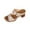 Beige, variant on Summer Sandals for Women 2025 Arch Support Thick Heel Slip-On Open Toe Causal Daily Sandals Shoes for Women Beach Vacation Fashion