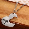 thumbnail image 5 of Tshsdpx Broken Heart Sisters Matching Big Middle Little Sister Letter Carved Love Necklace, 5 of 7