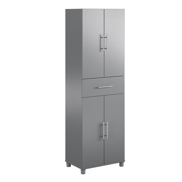 Systembuild Camberly 4 portes/1 tiroir de rangement, gris graphite