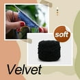 thumbnail image 5 of 100G/Ball Smooth Cotton Yarn Crochet Colorful Coral Fleece Wool Yarn Thread For Hand Knitting Baby Sweater Hat Scarf Supplies Black, 5 of 8