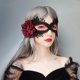 thumbnail image 3 of DONET Media Máscara De La Cara Simple Para Las Mujeres Los Hombres De Carnaval De Disfraces Máscaras De Halloween Prom Party Supplies El Fantasma Bailarín Floral Ojos, 3 of 4