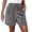 Gray, variant on fatyb Womens Casual Shorts Drawstring Elastic Waist Wide Leg Shorts Plain Summer Shorts with Pockets
