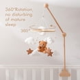 thumbnail image 2 of Móvil para cuna de bebé EERKEOD con oso de peluche de terciopelo para decoración de habitación infantil, 2 of 6