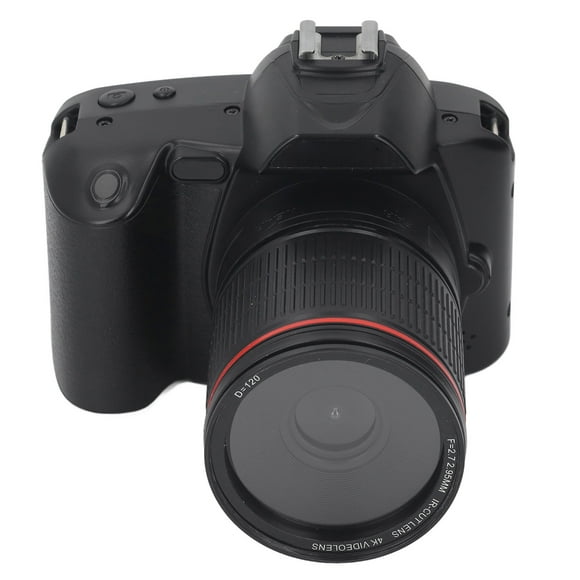 Cámara Digital 4K, 64MP 16X Zoom Digital Cámaras Duales Videocámara Con Tarjeta de Memoria Fotografía de Visón Nocturna Cámara de video Digital de Vije para Principiantes