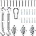 thumbnail image 1 of Yescom Triangle Sun Shade Sail Hardware Kit 8" 304 Anti-Rust Stainless Steel M6 Accessory 40pcs for Outdoor Canopy, 1 of 11