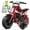 Red, variant on FRP DB003 40CC 2-Stroke Mini Dirt Bike with Training Wheels, Gas Powered Off-Road Dirt Bike for Kids, Enhanced Stability, Available in Red and Green