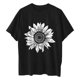 thumbnail image 3 of Camisetas de Manga Corta para las Mujeres Impreso Cuello Redondo Suelto Camiseta, Casual Cuatro Estaciones Blusa para el Hogar, 3 of 3
