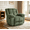 Green(Single Chair), variant on Manual Reclining Sofa Set,Corduroy Recliner Chair for Small Space/Rv, Wall Hugger Recliner for Living Room/Theater Seating/Office(Single Chair 1PC,Gray)