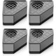 thumbnail image 1 of 4 pieces of damping pads for washing machines, damping rubber pads for washing machines and dryers, 1 of 5
