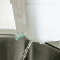 thumbnail image 6 of Strucket Mini: Interlocking Strainer & Small Bucket with Drain (1 Gallon). Home Essentials for Kitchen, Camping, Cleaning. Bucket/Colander for Washing Food, Pasta Strainer, BPA Free (Aqua White), 6 of 8