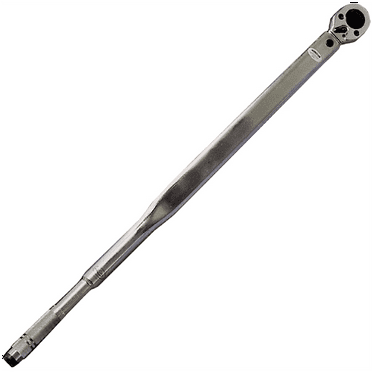 K Tool 72175 Ratcheting Torque Wrench, 100-600 ft/lbs, Click Style, Case Included