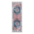 thumbnail image 2 of Unique Loom Yara Collection Area Rug - Aramis (2' x 6' Runner Navy Blue/Beige), 2 of 6