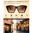 thumbnail image 3 of Joopin Vintage Women Butterfly Sunglasses Designer Square Sun Glasses Shades, 3 of 6