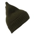 thumbnail image 2 of Top Headwear Cute Adventure Ears Rib Knit Beanie - Olive Green, 2 of 4