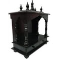 thumbnail image 2 of Mereappne Wall Hanging Wooden Temple for Office & Home Black Perfect for Home Decor, 2 of 4