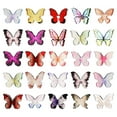thumbnail image 2 of BRIGHTFUFU 50 Uds. De Mini mariposas artesanales, Mini dijes de mariposa para uñas, mariposas pequeñas, cosas en miniatura para manualidades y pasteles, 2 of 8