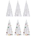 thumbnail image 1 of 6 luces LED acrílicas para árbol de Navidad, decoración navideña brillante para escritorio., 1 of 7