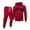 Red-A#3085bb, variant on Hearthz Men's Sweatshirt Suit 2 Piece Outfit Boston Letter Print Hoodie Jogger Sweatpants Set Fall Winter Athletic Mens Sweatsuits 2 Piece Set