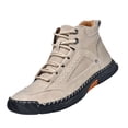 thumbnail image 2 of Men’s Waterproof Leather Boots,Wide Toe Box Ankle Boots with Cushioned Insole,Comfortable Non-Slip Outdoor Walking Shoes, 2 of 5