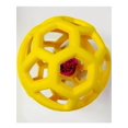 thumbnail image 1 of 9cm Hollow Ball Pet Toy For Dogs And Cats, With Christmas Bell, Made Of Tpr Plastic Rubber, Random Color, 1 of 3