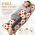 thumbnail image 5 of Lsque Fruit Apples Body Pillow Case Cover,Ultra-Soft Microfiber Bed Pillow Cases 20x54 inches,Elegant Bedding,Breathable Durable Pillow Cover with Envelope Closure, 5 of 8