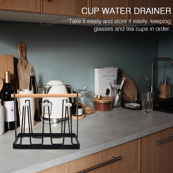 WHAMVOX Home Cup Rack Drying Organizer Stackable Desktop Stand