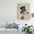 thumbnail image 3 of Trademark Fine Art 'Greyhound, Formal Hound And Hat' Canvas Art by Fab Funky, 3 of 3