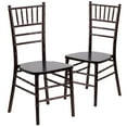 thumbnail image 2 of BizChair 2 Pack Walnut Wood Chiavari Chair, 2 of 12