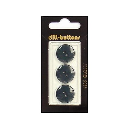 Burton Two Light - Dill Buttons 18mm 3pc 2 Hole Dark Green