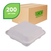 Eco-Products Vanguard Clamshell Box 200/Carton (EP-HC83NFA)