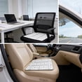 thumbnail image 5 of Blue Massage Chair Pad, Car Seat Cushions for Driving, Phase Change Material Cooling Seat Cushions with Polyester Cover, Portable Cool Chair Pads for Office Desk Car Home, 16 x 12 Inches, 5 of 6