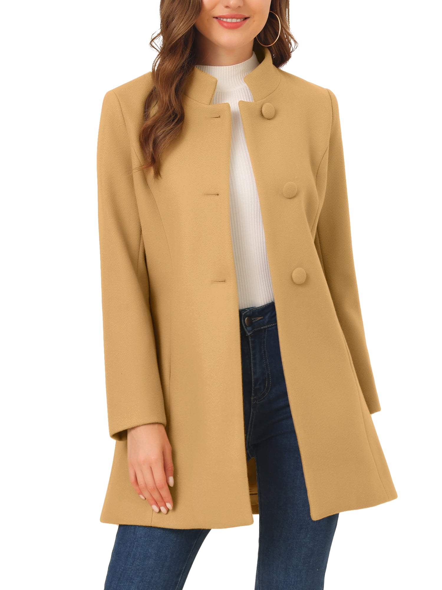 新作・人気アイテム 【1回のみ着用】日本製★ALLEGE Coat Collar Stand ステンカラーコート