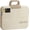 Pure White, variant on Portable File Box Clear Waterproof Document Storage Box with Snaps PP Files Organizer Cases for A4 Paper Magazines Notebooks School or Office Supplies (1 pcs, Brown)