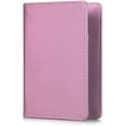 thumbnail image 2 of EpicGadget Passport Holder Travel Wallet RFID Blocking Case Cover - Minimalist Premium PU Leather Passport Wallet Holder, Passport, ID, Card and Boarding Pass Holder Travel Organizer (Pink), 2 of 5