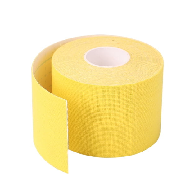 Pegatina Levantamiento Cuello Cinta Elevación La Cara 5CMX5M Herramienta Belleza Elástica () Amarillo
