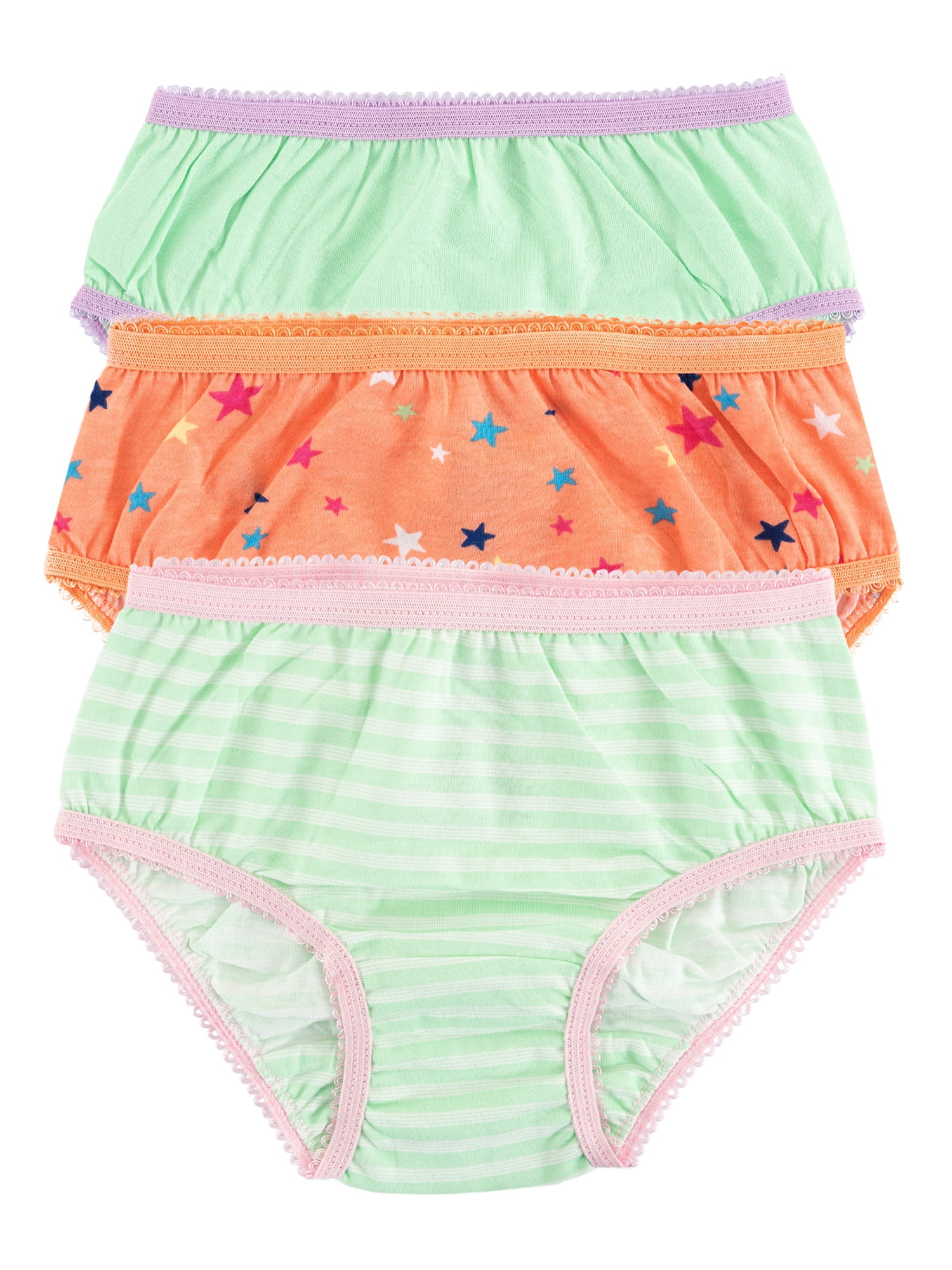 Wonder Nation Toddler Girl Briefs, 18-Pack, Sizes 2T-5T
