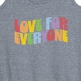 thumbnail image 3 of Instant Message - Love For Everyone - Women's Racerback Graphic Tank, 3 of 5