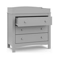 thumbnail image 6 of Graco Noah 3 Drawer Infant Diaper Changing Table Dresser, Pebble Gray, 6 of 11