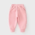 thumbnail image 2 of HIPYLO Loose Pants Flared Pants Baby Pants 6-9 Months Wide Pants Boy Clothes 24 Months Cute Clothes for Teens Toddler Boys Clothes, Pink 3-4 Years, 2 of 5