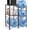 Brown5Tier, variant on 3 Tier 5 Gallon Water Jug Holder with Extended Wood Tabletop Shelf 4 Slots Water Bottle Storage Rack and Water Dispenser Stand for Home Office Garage Black
