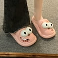 thumbnail image 6 of ZOUBAOQ Funny Summer Big Eye Dog Slippers, Unisex Cute Cartoon Comfy Slippers, Indoor Comfy Ligh Shoes, Slip Bathroom Flat Non Slide, 6 of 9