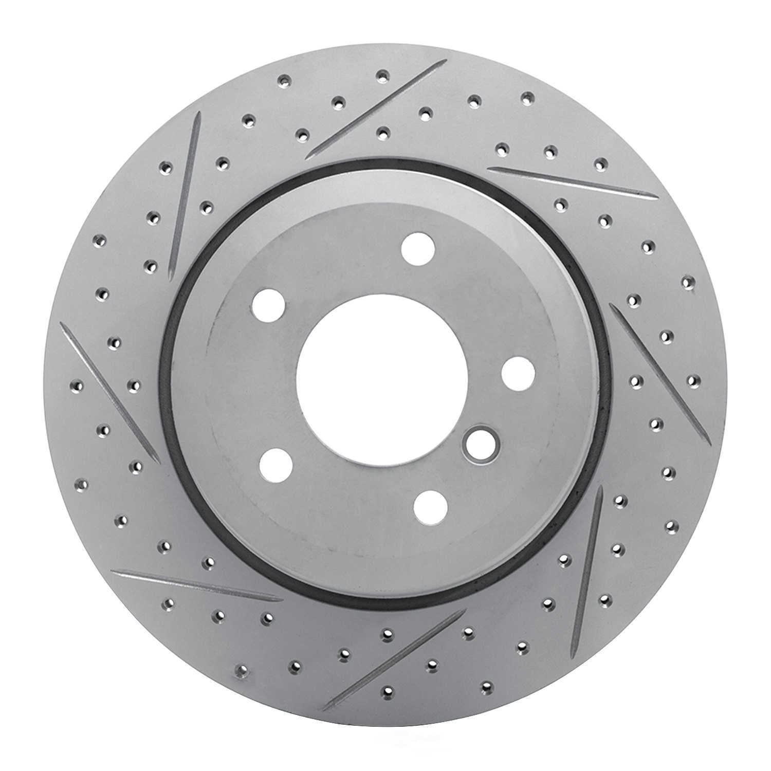 Dynamic Friction Company 830-31075L DFC Geoperformance Rotor - Drilled and Slotted