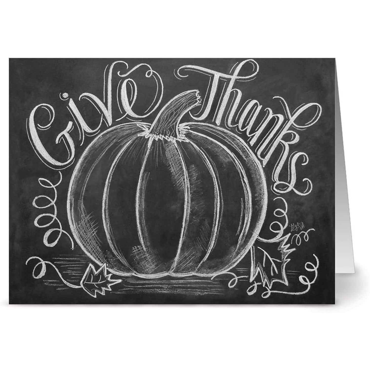 Note Card Cafe Thanksgiving Card with Envelopes 24 Pack Blank