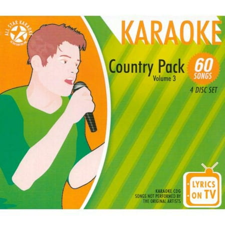 All Star Karaoke: Country Pack, Vol.3 (4 Disc Box Set)