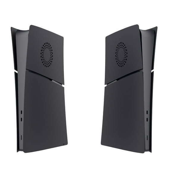 Console Replacement Faceplate for PS5 Slim, Shell Protective Case Accessory for PS5 Slim Digital Edition-Black