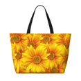thumbnail image 2 of Disketp 3D Sunflowers Bolsa de Playa de Gran Capacidad, Bolso Impermeable y a Prueba de Arena para Mujer, Ideal para Playa, Piscina y Natación, 2 of 7